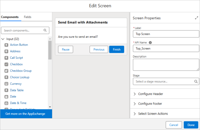 Send Email with Attachments in Salesforce Flow | Office File Creator